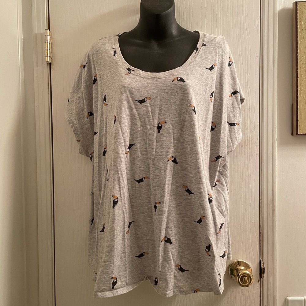 (2X) Sonoma Plus Size Toucan Tee